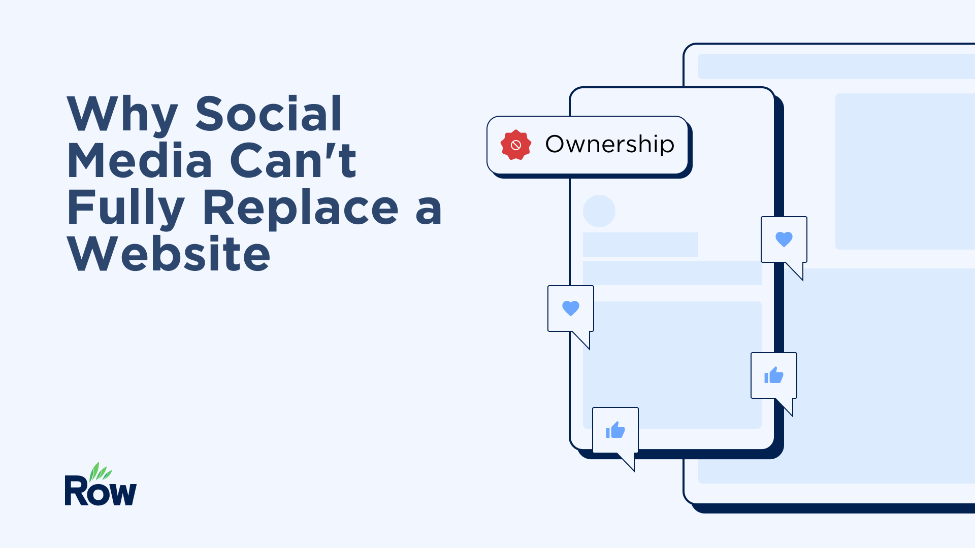 Why Social Media Can't Fully Replace a Website