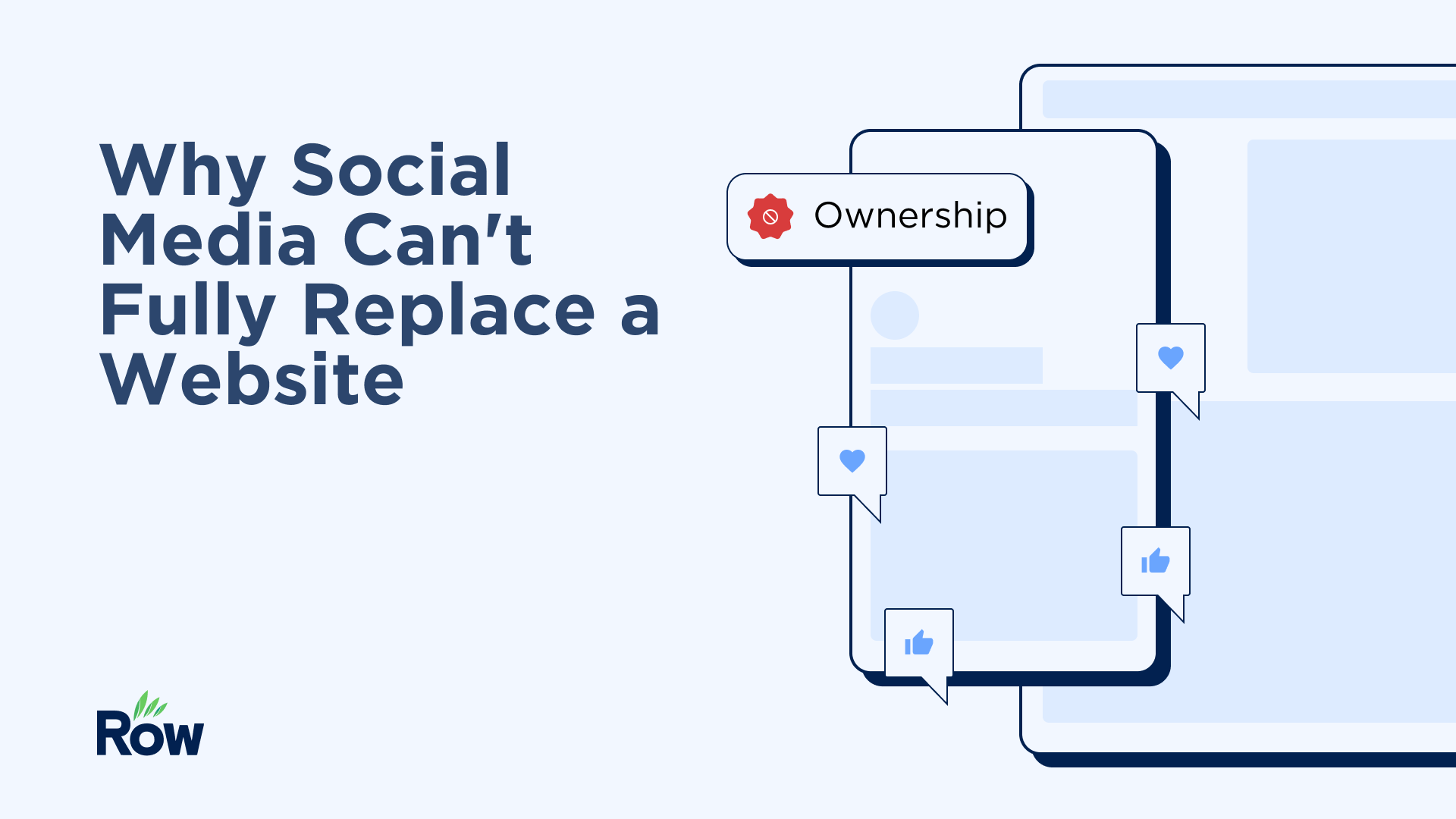Why Social Media Can’t Fully Replace a Website